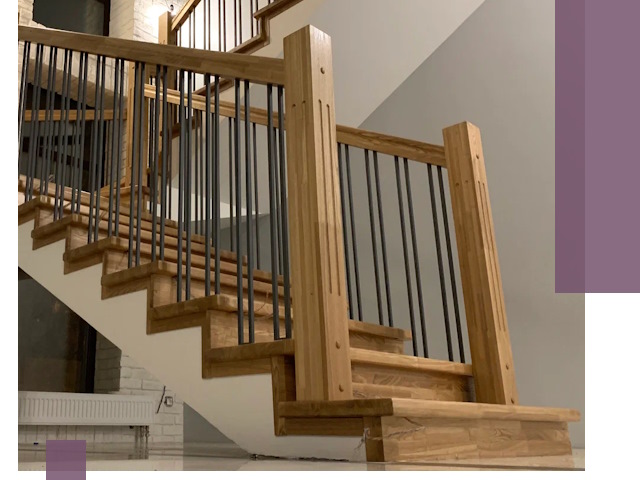 Реставрация деревянных и металлических лестниц в Рыбинске