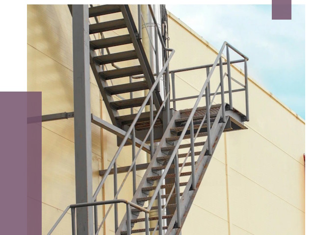 Пожарные лестницы в Рыбинске от 12490 руб. — монтаж и продажа | ПРОЛЁТ-Рбн