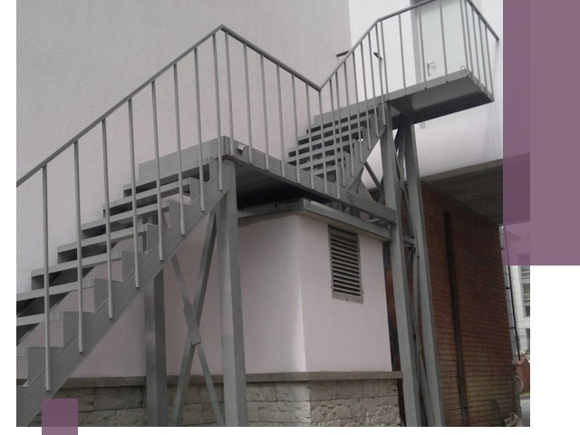 Монтаж пожарных лестниц под ключ в Рыбинске с гарантией качества