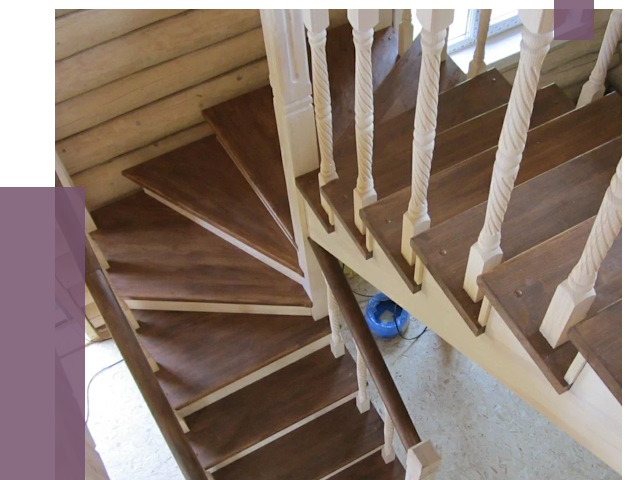 Реставрация деревянных лестниц в Рыбинске от 4371 руб.