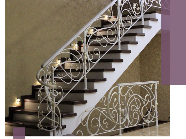 Кованые лестницы под ключ в Рыбинске — изготовление и монтаж