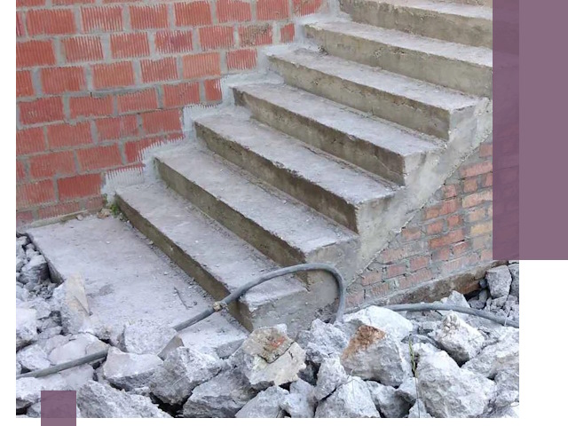 Демонтаж бетонных лестниц в Рыбинске: быстро и безопасно