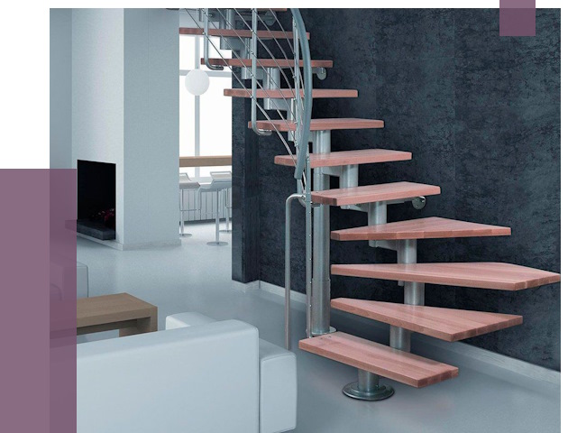 Модульные лестницы в Рыбинске от 17173 руб. — купить в ПРОЛЁТ-Рбн