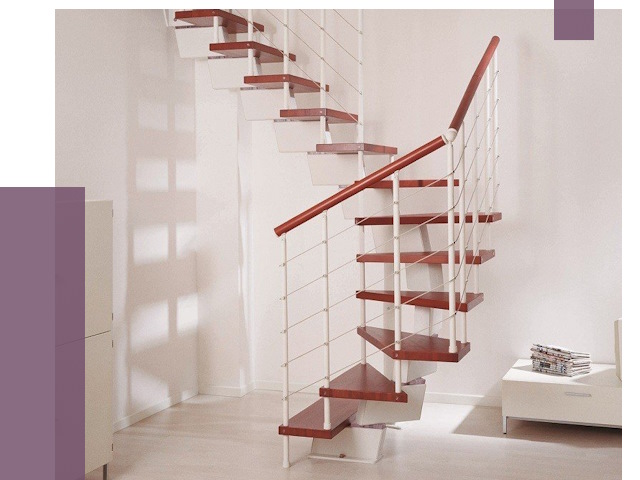 Изготовление лестниц на больцах в Рыбинске от 9888 руб. | ПРОЛЁТ-Рбн