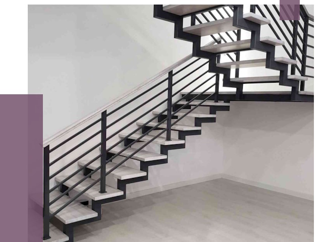 Лестницы на металлокаркасе под ключ в Рыбинске от 13010 руб. | ПРОЛЁТ-Рбн