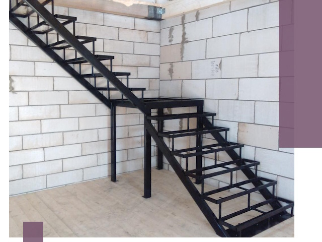 Лестницы на металлокаркасе под ключ в Рыбинске — изготовление и монтаж