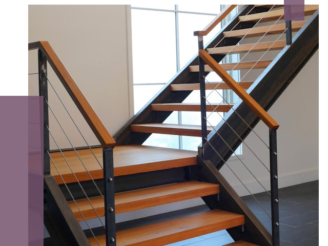 Изготовление лестниц на металлокаркасе в Рыбинске от 19255 руб. | ПРОЛЁТ-Рбн