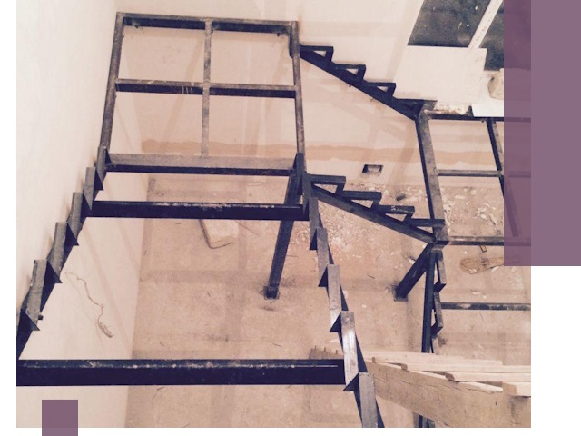 Монтаж лестниц на металлокаркасе в Рыбинске быстро и качественно