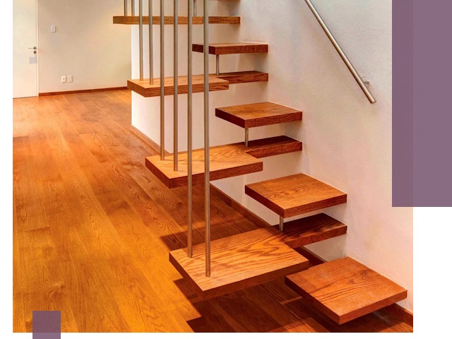 Лестницы «гусиный шаг» на заказ в Рыбинске для узких пространств