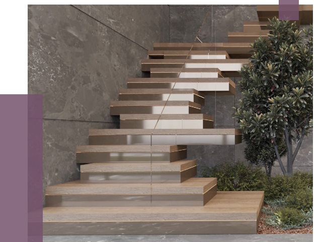 Современные лестницы в Рыбинске от 14051 руб. | ПРОЛЁТ-Рбн