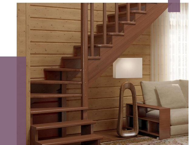 Лестницы эконом класса в Рыбинске от 18578 руб. бюджетные решения