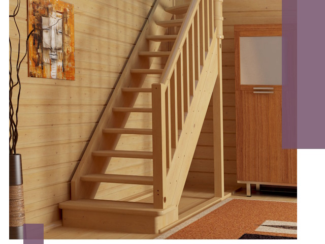 Лестницы эконом класса под ключ в Рыбинске — недорого и быстро