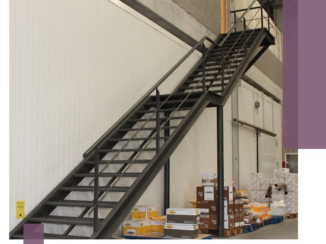 Лестницы для производства в Рыбинске — изготовление и монтаж
