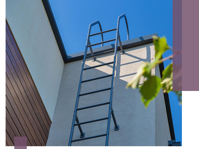 Лестницы на крышу в Рыбинске — изготовление, монтаж, демонтаж