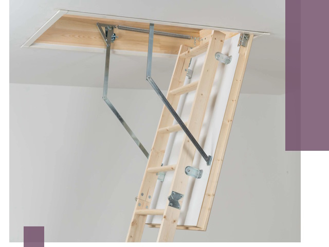 Установка чердачной лестницы под ключ в Рыбинске