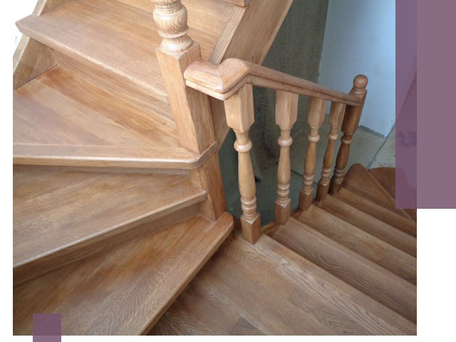 Дубовые лестницы под ключ в Рыбинске: изготовление и монтаж