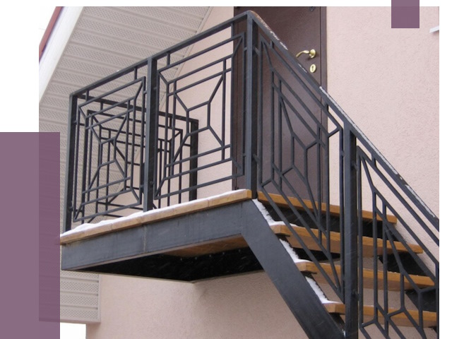 Металлические перила в Рыбинске от 4371 руб.  | ПРОЛЁТ-Рбн