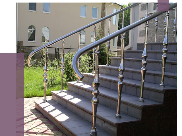 Перила для крыльца в Рыбинске от 10928 руб. — монтаж ПРОЛЁТ-Рбн