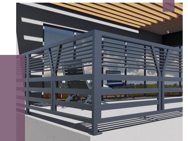 Изготовление балконных ограждений в Рыбинске от 10928 руб. | ПРОЛЁТ-Рбн