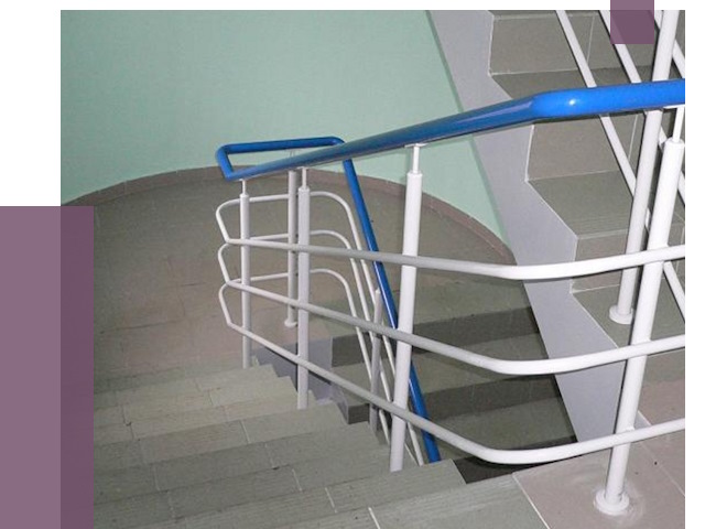 Перила в подъезде в Рыбинске — установка и замена от 7546 руб. | ПРОЛЁТ-Рбн