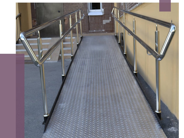 Пандусы в Рыбинске от 12490 руб. — установка для инвалидов | ПРОЛЁТ-Рбн