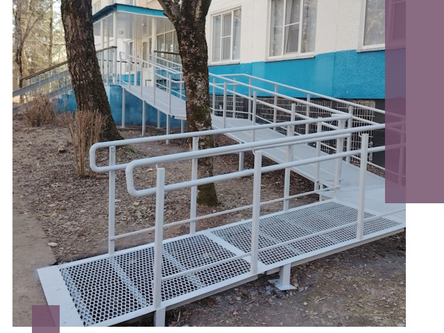 Пандусы под ключ в Рыбинске: изготовление, монтаж и демонтаж