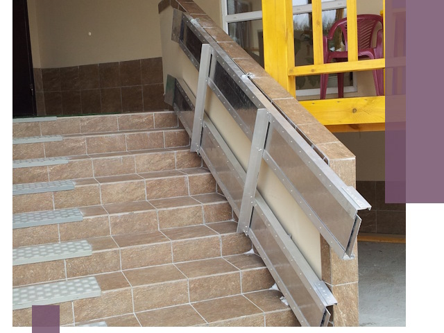 Откидные пандусы под ключ в Рыбинске — монтаж и демонтаж