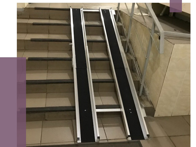 Установка пандуса в подъезд в Рыбинске от 8118 руб. под ключ | ПРОЛЁТ-Рбн