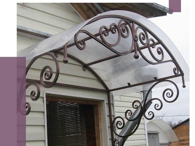 Изготовление козырьков в Рыбинске от 7494 руб. — заказать | ПРОЛЁТ-Рбн