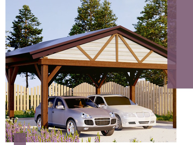 Навесы для автомобиля в Рыбинске — изготовление и монтаж