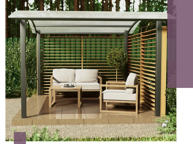 Навесы для дачи в Рыбинске: изготовление, монтаж и демонтаж