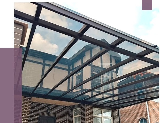 Навесы из поликарбоната в Рыбинске от 8764 руб. под ключ — ПРОЛЁТ-Рбн