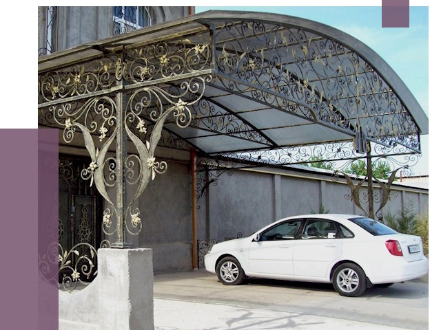 Кованые навесы в Рыбинске от 14831 руб. | ПРОЛЁТ-Рбн
