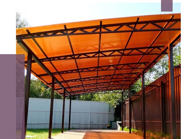 Односкатные навесы под ключ в Рыбинске от 13374 руб. 