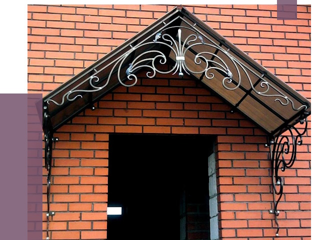 Металлические козырьки в Рыбинске от 10876 руб. 