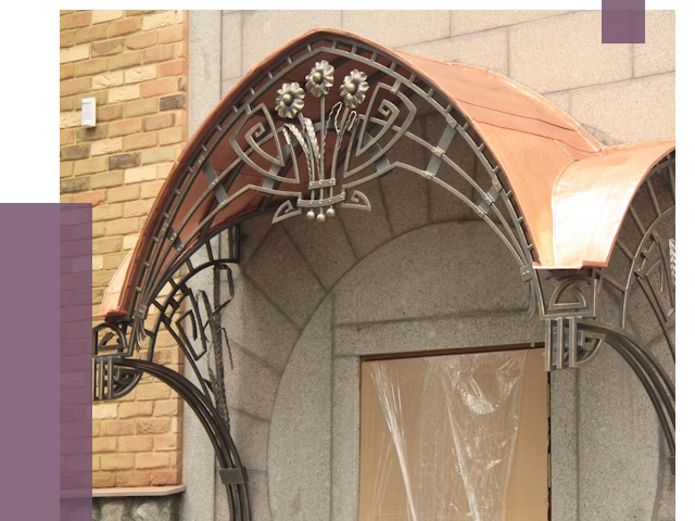 Арочные козырьки в Рыбинске от 14831 руб. 