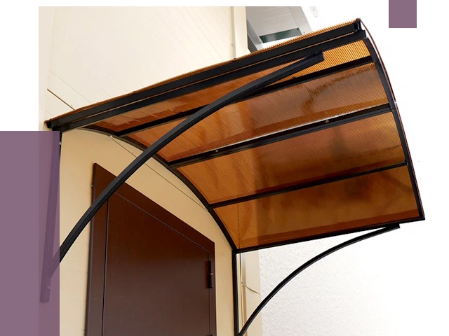 Недорогие козырьки в Рыбинске от 7723 руб.  | ПРОЛЁТ-Рбн