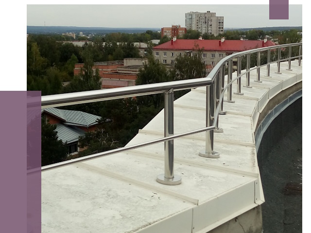 Парапеты и ограждения кровли в Рыбинске от 5048 руб.