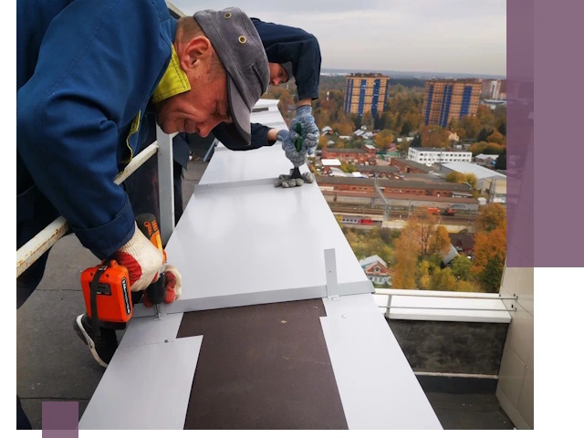 Монтаж парапетов в Рыбинске — установка прочных металлических ограждений