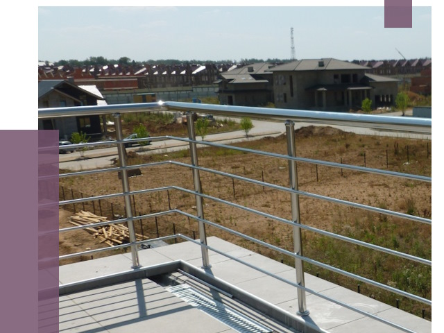 Парапеты из нержавеющей стали в Рыбинске от 8118 руб. за м² | ПРОЛЁТ-Рбн