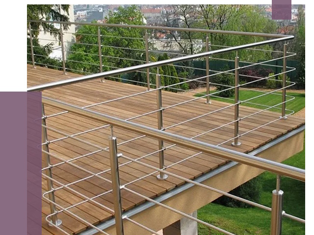 Алюминиевые парапеты в Рыбинске под ключ от 7910 руб. 