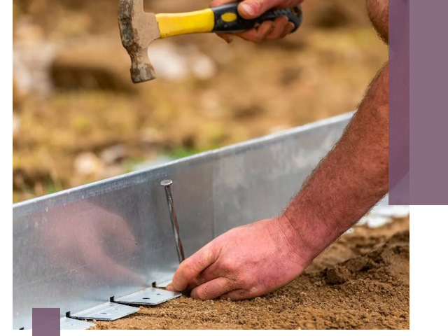 Монтаж металлических бордюров в Рыбинске быстро и качественно