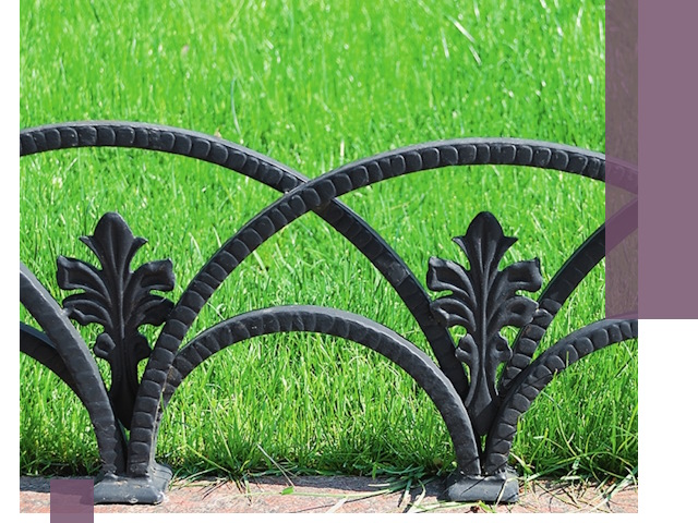 Декоративные металлические бордюры под ключ в Рыбинске