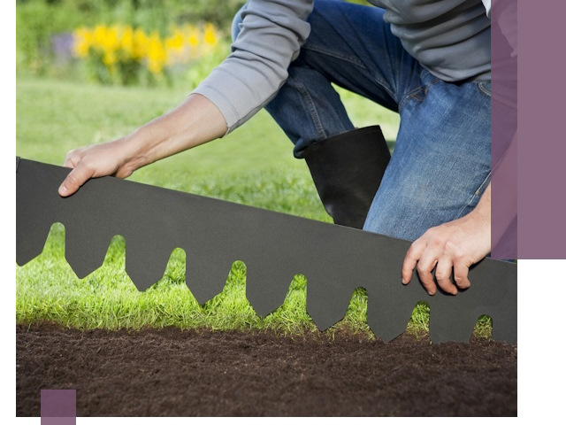 Металлические бордюры для газона в Рыбинске — изготовление и монтаж