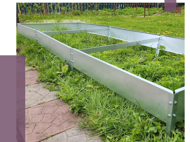 Металлические бордюры для грядок в Рыбинске от 1821 руб. 