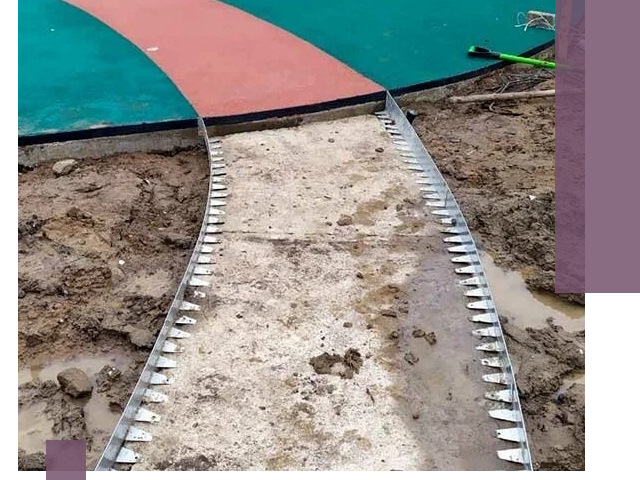 Металлические бордюры для дорожек в Рыбинске — монтаж и изготовление