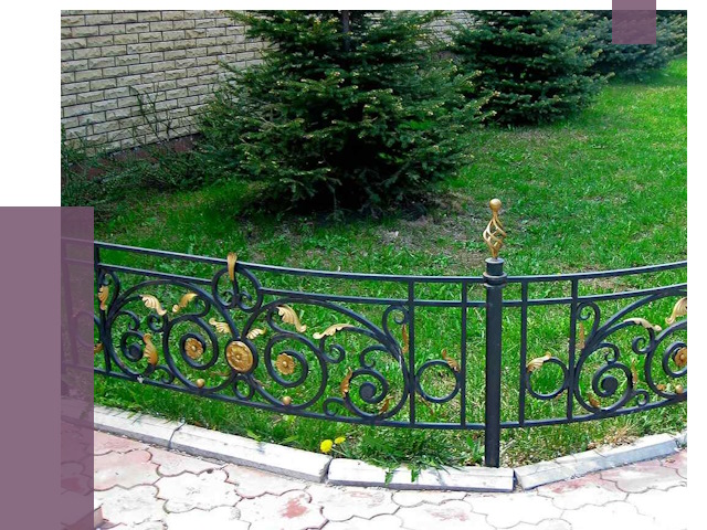 Кованые газонные ограждения в Рыбинске от 7754 руб. — ПРОЛЁТ-Рбн
