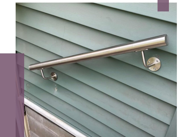 Поручни из нержавеющей стали в Рыбинске от 7806 руб.  | ПРОЛЁТ-Рбн